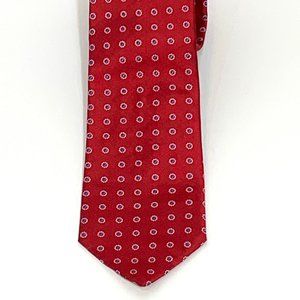 Brooks Brothers NWT Men's 100% Silk Red Dot Tie